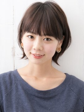 セイドット オモテサンドウ(Say. omotesando) Say.丸みショートレイヤーミニボブアッシュブラック表参道青山