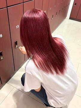 アッド バイ ケーツー(add by K-two) 【篠原】透明感チェリーピンク/ロング/ストレート