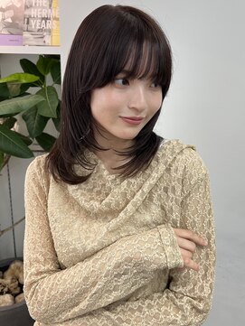 イヴォーク トーキョー(EVOKE TOKYO) 韓国風レイヤーカット＋透明感カラー