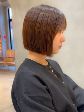 ロンド エスポワール 錦糸町(Lond espoir) ラベンダーミルクティー/暗めカラー/ブリーチなし/ボブ/錦糸町