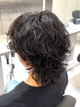 ビカムメンズヘアー 栄店(become men's hair) 大人っぽいウルフパーマ/サーフカール/名古屋栄メンズ美容室