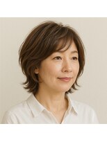 スープレックス ヘアーデザイン(SOUPREX HAIR DESIGN)&nbsp;エレガントふんわりミディアム　20代 30代 40代 50代 60代