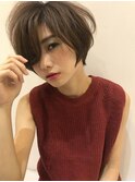 ワンサイドショート/ボブ/ブランジュ/ダブルバンク 表参道/青山