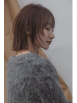 ページボーイ美容室 顔まわりを包むレイヤーボブ