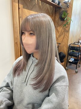 ティピ(tipi) レイヤー裾カラー