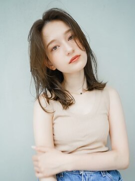 ギークス(GEEKS) 【GEEKS渋谷】ハッシュカット/ミディアムレイヤー/冬カラー/小顔