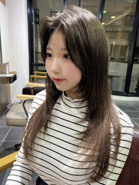 ルアン 大分駅店(ruen) 顔周りレイヤー/艶カラー/透明感カラー/髪質改善