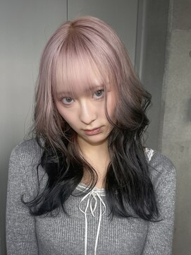 いろあそび 町田 ルーツカラー/ホワイトピンク×ブラック