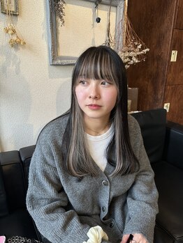 グランツヘアー(Glanz hair)の写真/菊池柊真がつくるあなただけのオシャレなインナーカラー☆デザインカラーで個性を輝かせましょう！