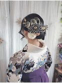 ヘアセット・つるんとシニヨン