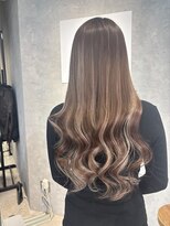エル ヘアサロン なんば店(eL)&nbsp;ブリーチ無しハイライト