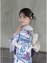 ソノ(sono) 浴衣 着物ヘア タイトヘア リボンヘア カチモリ 卒業式ヘア