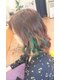 レオラ(leola)の写真/“低アルカリ処方”で髪に優しく、高発色×ツヤ感のある髪色に♪あなたの魅力を引き出すカラーをご提案◎