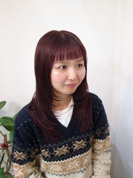 エフ ヘアーアンドリラクゼーション(F. hair & relaxation) 12/18ピンクラベンダー×レイヤーカット