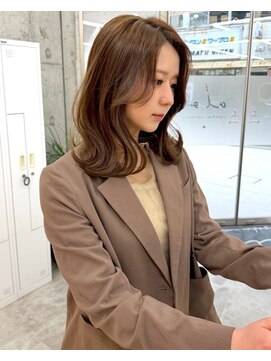 アロ 梅田(alo) 【藤田真由】似合わせ大人レイヤーカット×ニュアンスカラー