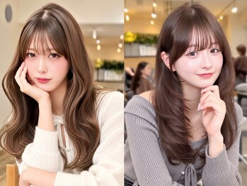 コート 表参道(Cote)の写真/大人可愛い韓国顔まわりなら*Cote*にお任せ☆再現性の高い最旬スタイル+透明感イルミナカラーで垢抜け