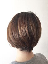 バース ヘアー デザイン(BIRTH hair design)&nbsp;【中野ＢＩＲＴＨ】ハイライトショートボブ