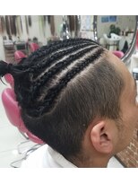 髪こうぼう&nbsp;コーンロウ♪