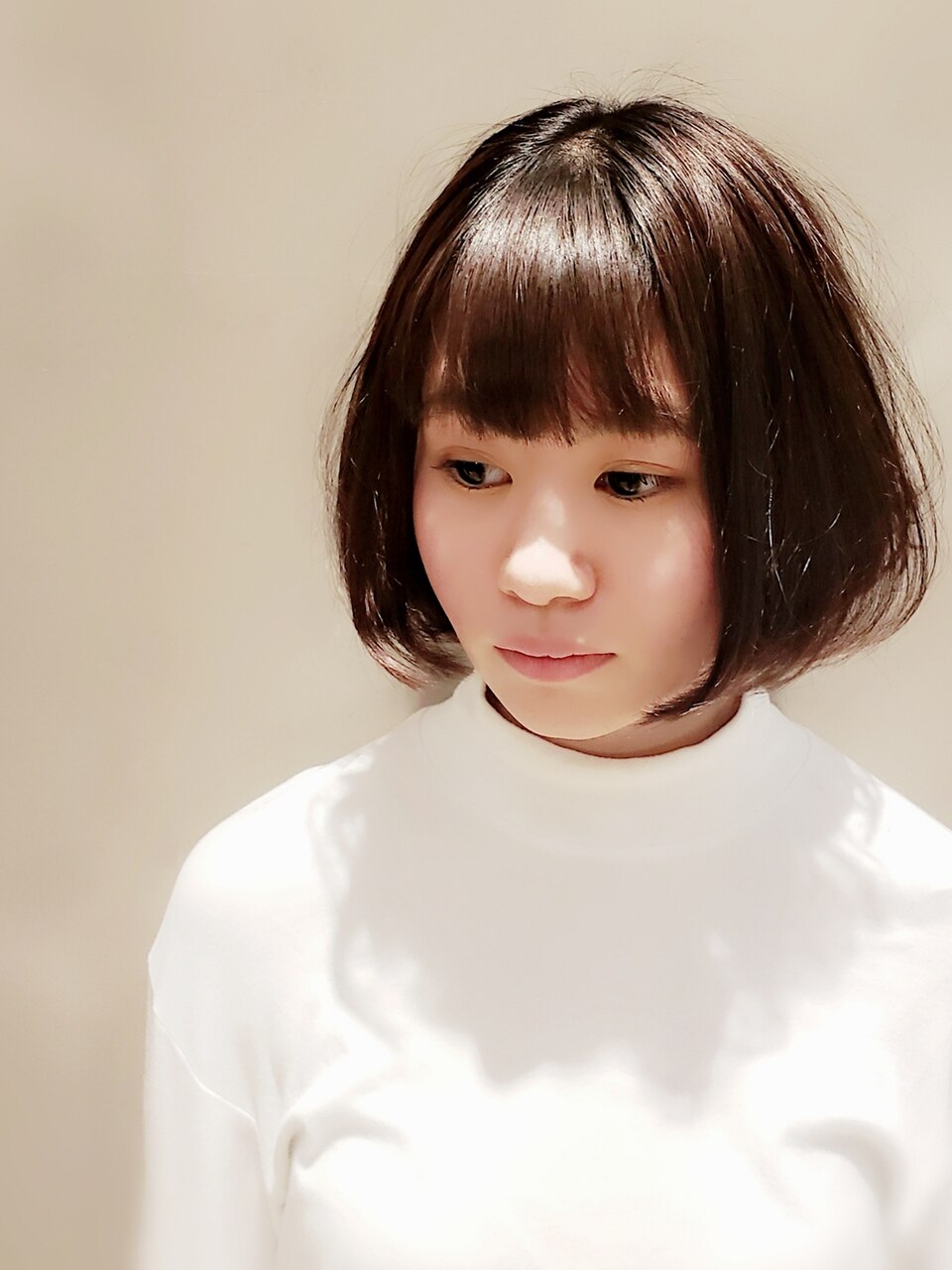 王道ボブのような刈り上げツーブロック女子：L022236360｜ルシード