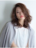 デジタルパーマ×ゆるふわセミロング