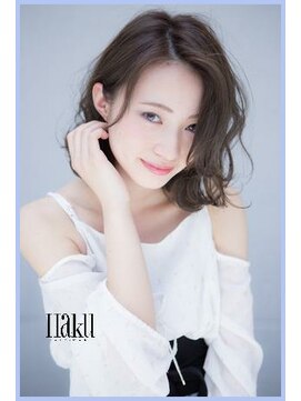 ヘア メイク ハク 横浜(hair make Haku) 透明感グレージュボブ