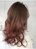 ブリーチなし グラデーションカラー  ナチュラルデザインカラー