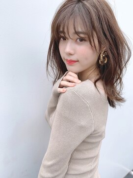 レイラバイアフロート 吉祥寺(Lila by afloat) レイヤー×アッシュブラウン【アフロート小笠原】