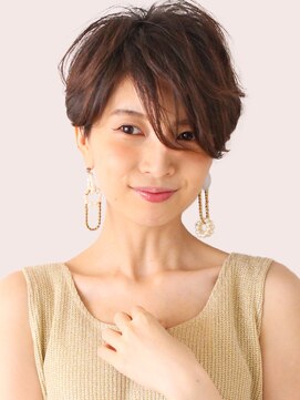 ロビー 表参道(ROBBY) 大人かわいいマニッシュショート/アッシュブラウン