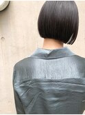 ミニボブ　黒髪