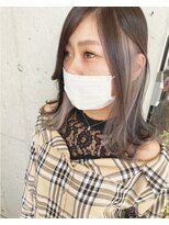 ガルボ ヘアー(garbo hair) #インナーカラー#ホワイトカラー#下村カラー