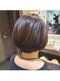 前髪/マチルダボブ/ピンクベージュ/インナーグレージュ/吉祥寺 