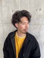 マグサロンギャラリー(Mag salon gallery)&nbsp;20代30代メンズスパイラルパーマワイルドオシャレ感アッシュ