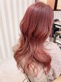 アーサス ヘアー デザイン 木更津店(Ursus hair Design by HEADLIGHT) ピンク系カラーにたっぷりレイヤーを入れて軽やかに。