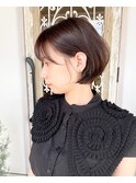＊前上がりオシャレショートボブ＊