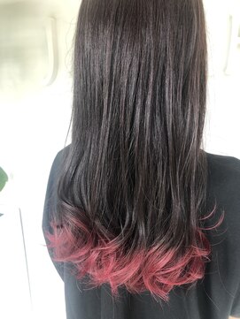 ジャガラ 千葉駅北口店(JAGARA) 裾カラー×ピンク【千葉・千葉駅・千葉駅北口】