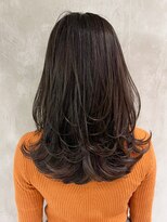 アルバム 池袋(ALBUM)&nbsp;ワンカールレイヤー_ボブウルフココアベージュ_ba394853