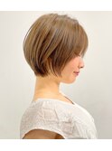 10代20代30代ショートボブ丸みショートマッシュショート似合わせ