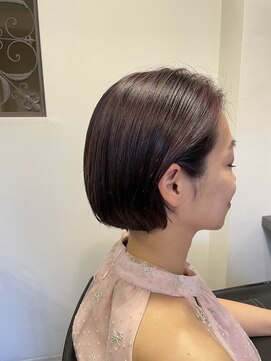 ヘアーアンドメイクアップ ケー インターナショナル 神楽坂(Ke' International) 白髪ぼかし　ハイライトカラー　ダブルカラー