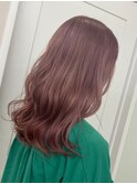 韓国艶髪レイヤー×透明感ピンクベージュ