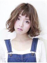 アン センター南(un)&nbsp;ルーズボブ＋ハイライト【髪質改善オージュア 認定サロン】