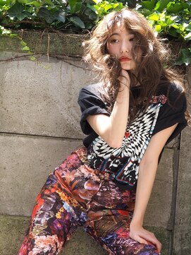 リブロ 三軒茶屋(LIBRO) ヒッピー×くせ毛風セミロング