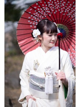 ビジョルノ つくばみどりの店(Begiorno) ロケーション撮影　花嫁　白無垢　着付け　セット　メイク