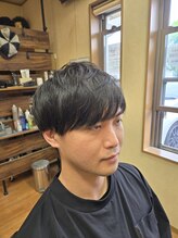 ヘアーサロンもりかわ ナチュラルマッシュサイドツーブロベース