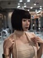 ドゥーア 代官山(Door) ぱつっとボブは単純そうに見えて、意外と奥が深いスタイルです。