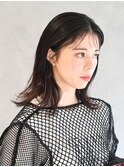 20代30代タイトな耳掛けスタイル