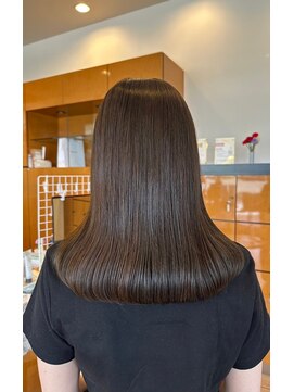 ビーグレイス 髪質改善トリートメント×30代柔らかなショコラブラウン