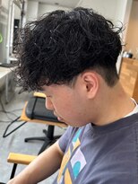 フゥ 宇都宮(FeU) 波巻きスパイラルパーマツイストパーマメンズマッシュパーマ