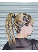 ダンス、イベントヘアセット