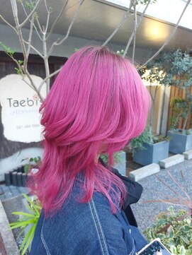 タエビスアリッサム(Taebis Alyssum) ピンクウルフ(北習志野、ピラミンゴカラー)