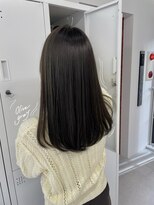 ヌーヴェル(nouvelle)&nbsp;オリーブグレージュ×水素髪質改善トリートメント